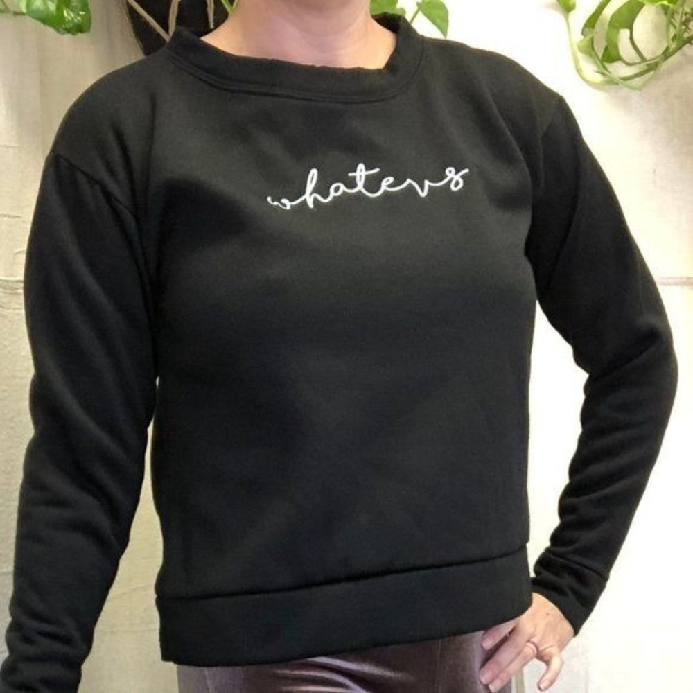 32. Knit Riot Whatevs oversized sweatshirt